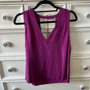 Rory Becca Magenta Silk Shirt